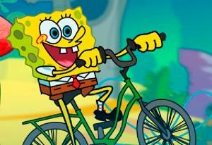 SPONGEBOB: BIKE RIDE free online game on Miniplay.com