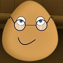 Pou Wearing Glasses