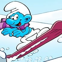Smurfs Snowboard