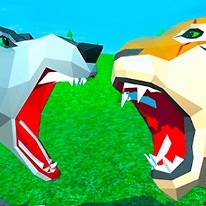 WOLF VS TIGER SIMULATOR juego gratis online en Minijuegos