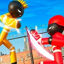 Stickman Police VS Gangsters Street Fight