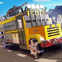 ZOMBIE DERBY: BLOCKY ROADS - Play Online for Free!