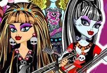 MONSTER HIGH ROCK BAND free online game on 