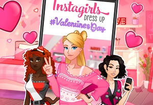 Instagirls Valentines Dress Up - Jogue Online em SilverGames 🕹