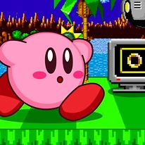 KIRBY IN SONIC THE HEDGEHOG 2 free online game on 