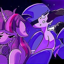 FNF with Twilight Sparkle and Mordecai