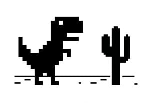 Como jogar sem internet - Jogo do dinossauro - Google Chrome 