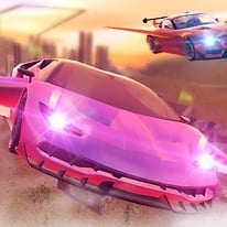 Flying Car Driving Simulator on LittleGames