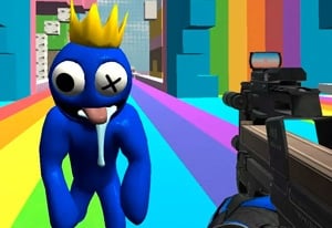 🕹️ Play Rainbow Friends Survival Game: Free Online Maze Attack Video Game  for Kids & Adults