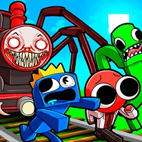 Choo-Choo Charles: Sobrevivência de amigos 🔥 Jogue online