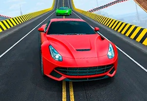 CAR RACE WITH STUNT TRACKS free online game on