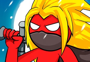 Red Stickman vs Monster School 🔥 Play online