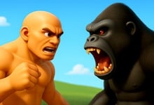 Men Vs Gorillas